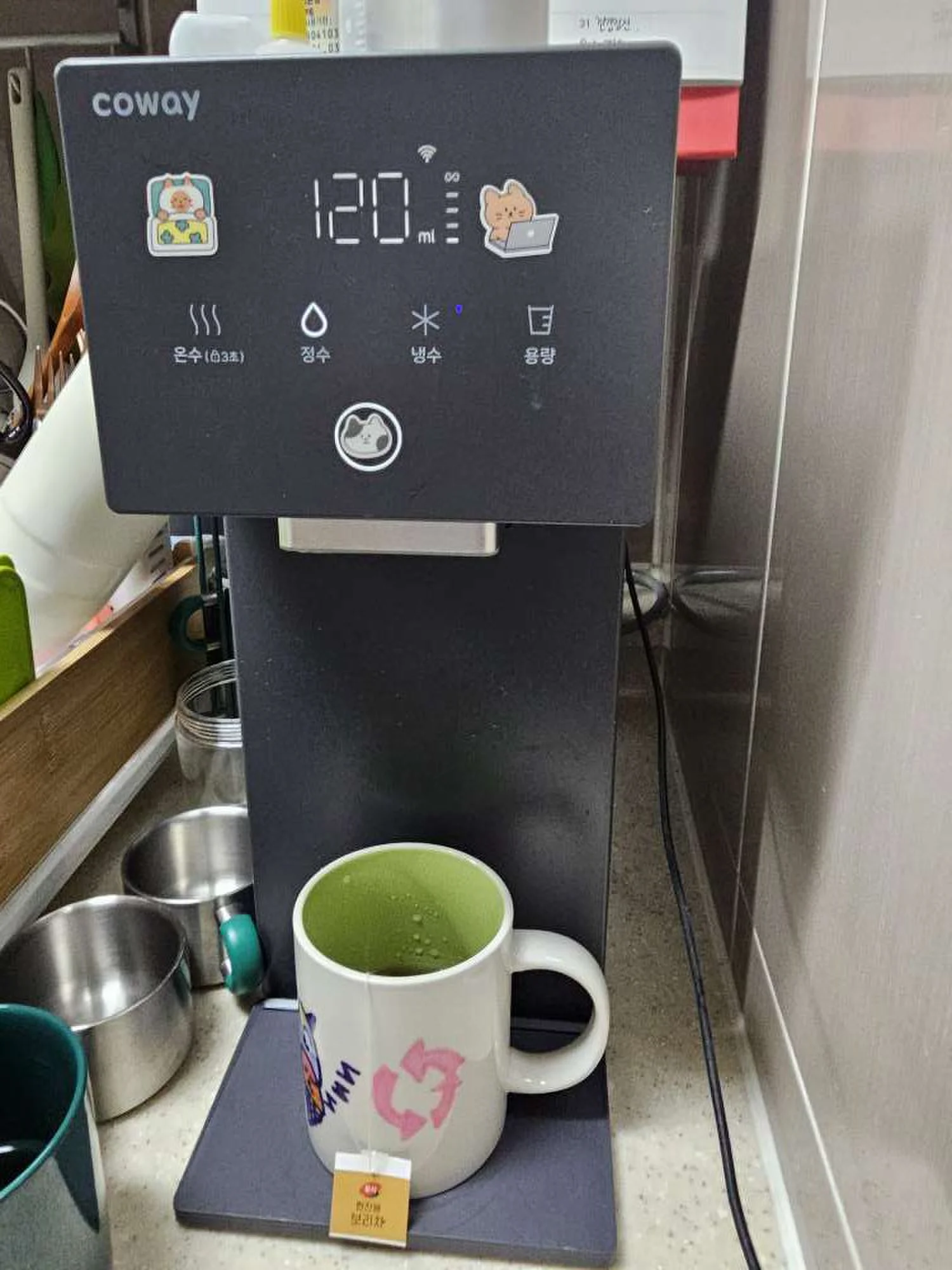 코웨이 정수기 설치 현장