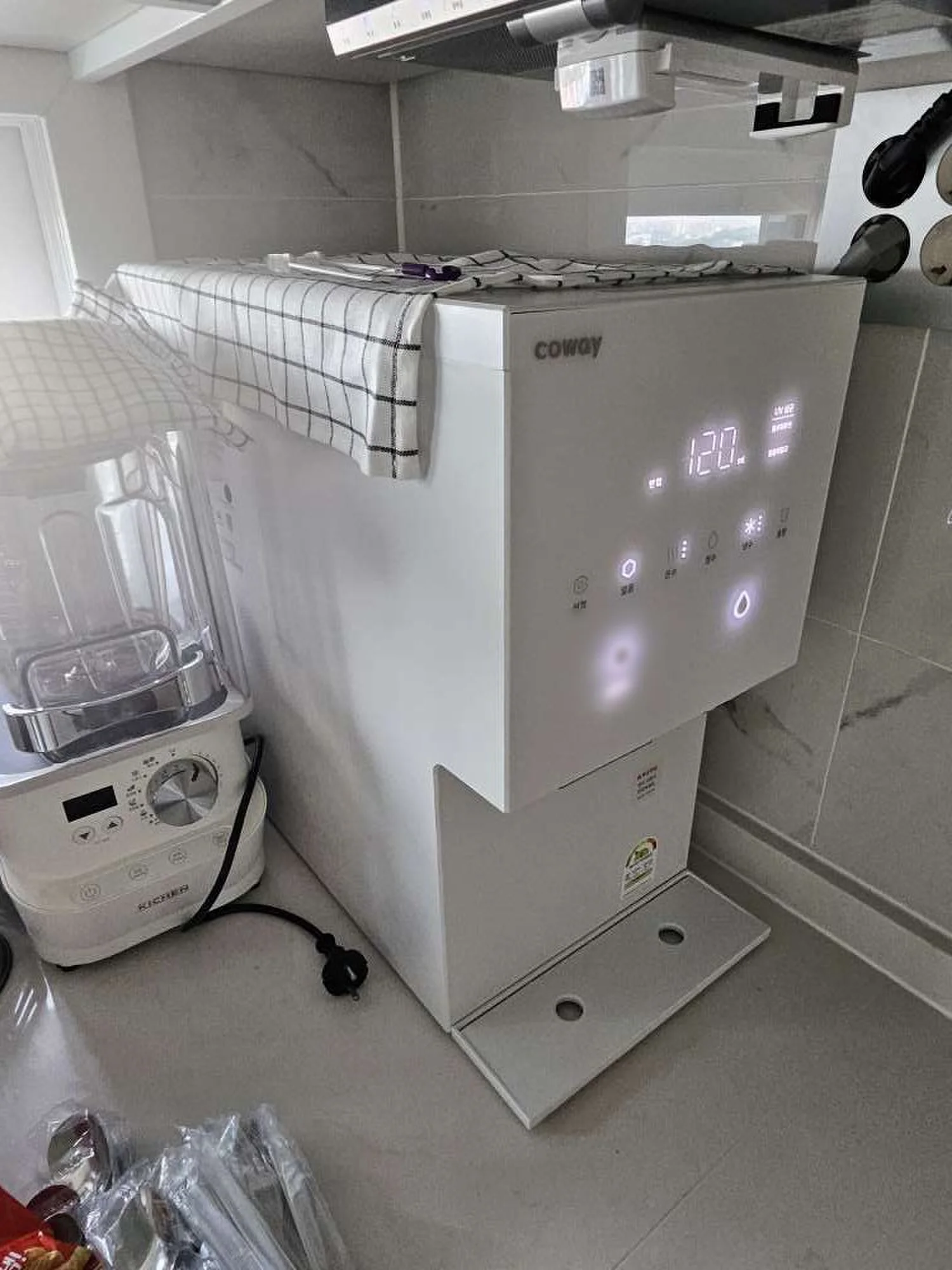 코웨이 정수기 설치 현장