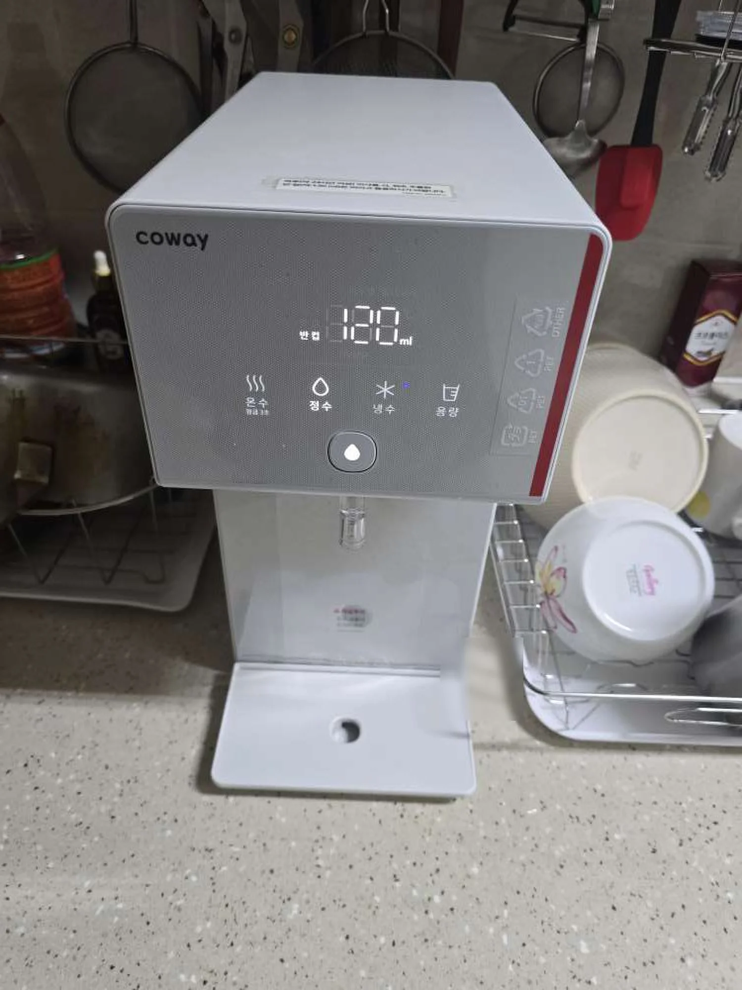 코웨이 정수기 설치 현장