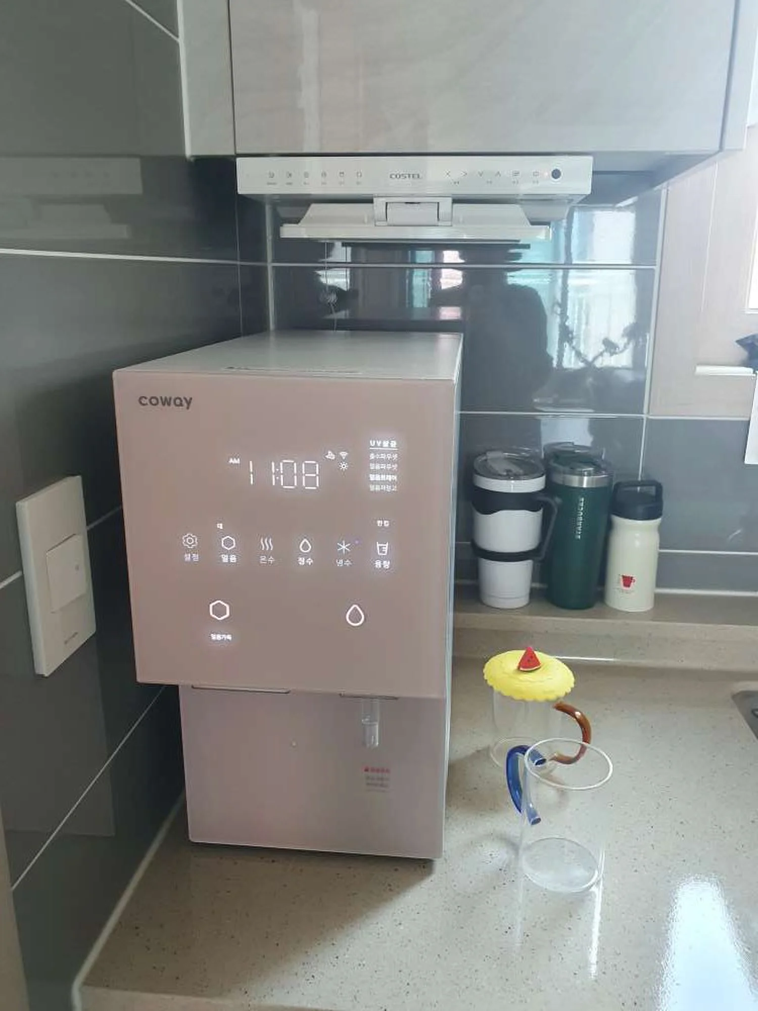 코웨이 정수기 설치 현장