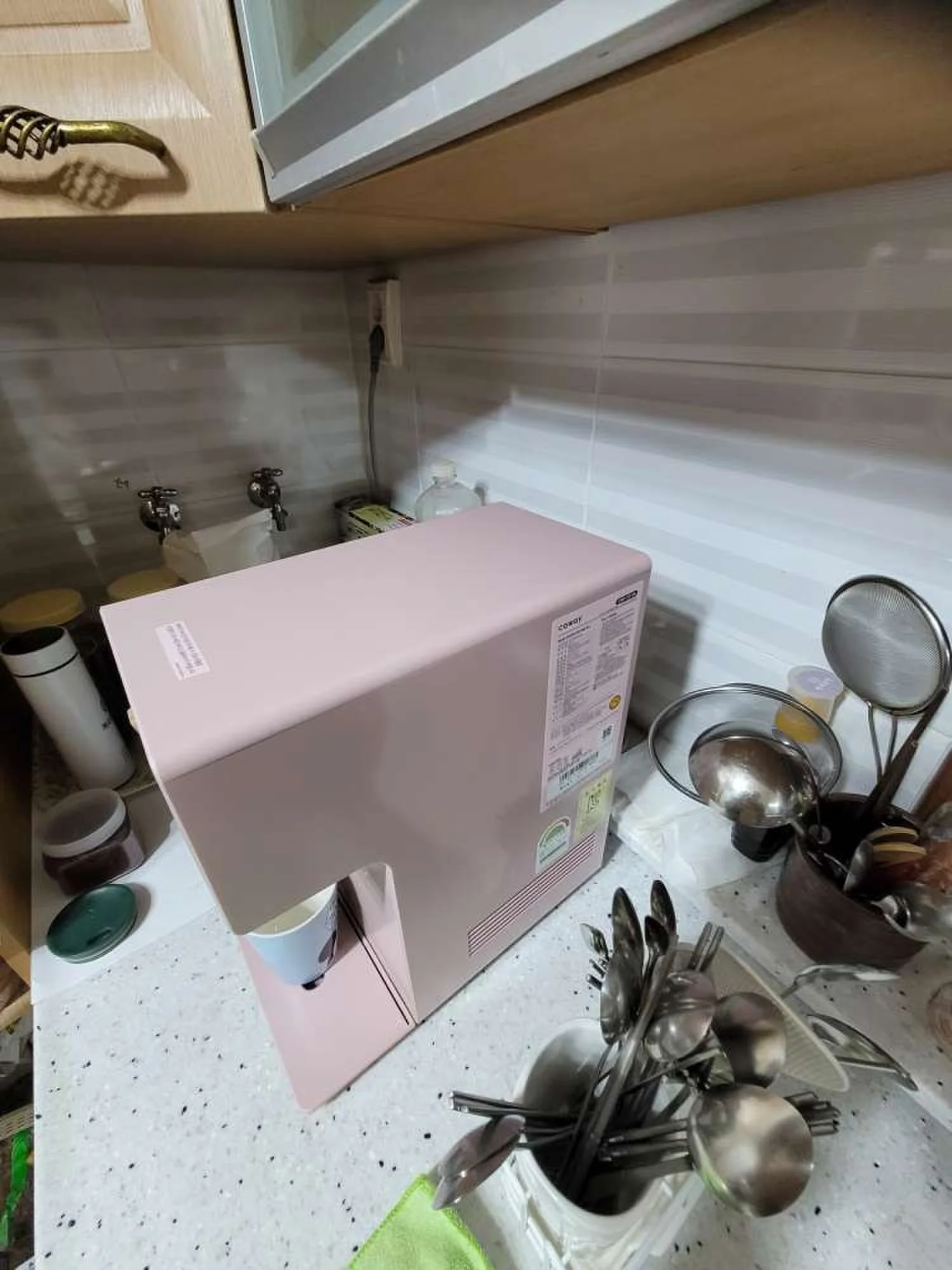 코웨이 정수기 설치 현장