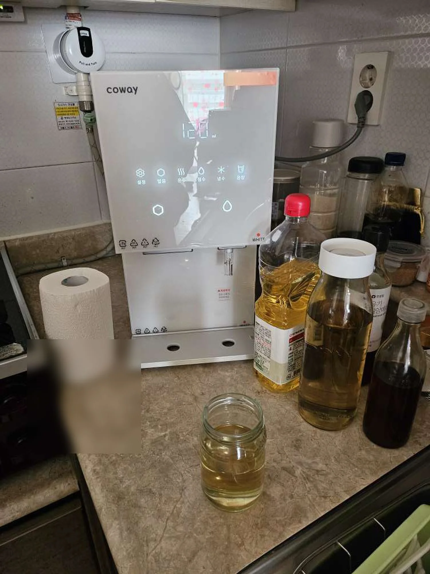 코웨이 정수기 설치 현장